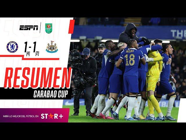 ¡AGÓNICO EMPATE Y CLASIFICACIÓN DE LOS BLUES POR PENALES! | Chelsea 1(4)-(2)1 Newcastle | RESUMEN