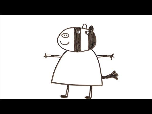 Zoe Zebra | Step by Step | Peppa Pig