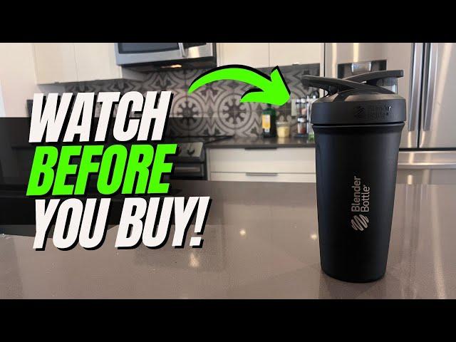 FULL Review of BlenderBottle Strada Shaker Cup Insulated Stainless Steel!