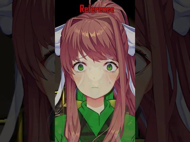 DDLC Video References 2(DDLC Voiced Animation) #ddlc #shorts