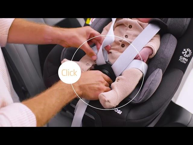 How to install your child in the Maxi-Cosi Mica Pro Eco i-Size in rearward facing position