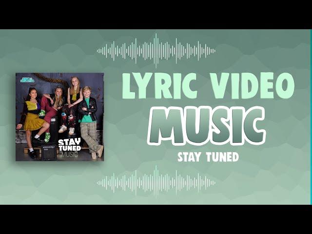 STAY TUNED - MUSIC  (OFFICIAL LYRIC VIDEO) | JUNIOR SONGFESTIVAL 2024 