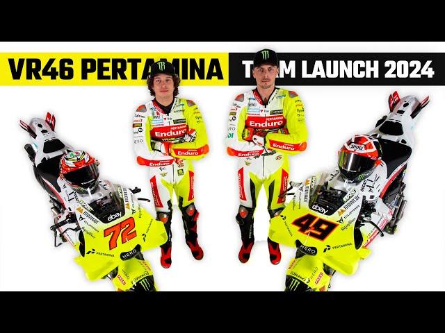 VR46 Pertamina MotoGP Team Presentation 2024 | MotoGP 2024 | Valentino Rossi Team Presentation 2024