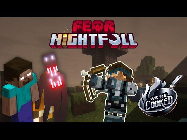 Can We Survive One Night In the HARDEST Minecraft Mod? (Fear Nightfall)