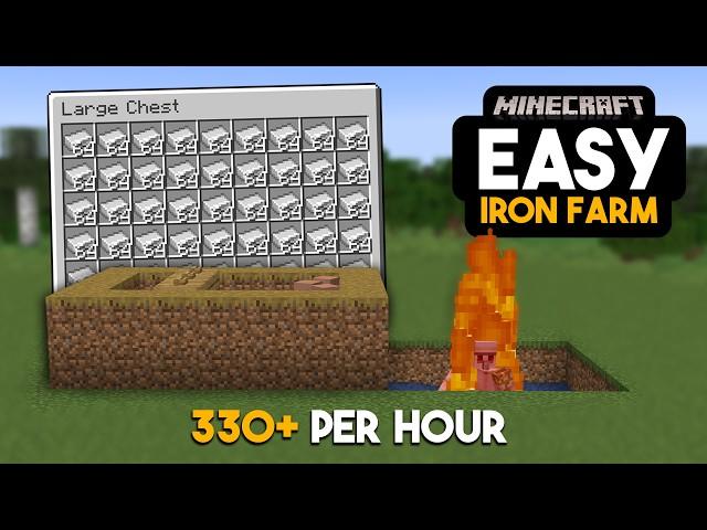 EASIEST 1.21 Iron Farm in Minecraft | Simple Tutorial