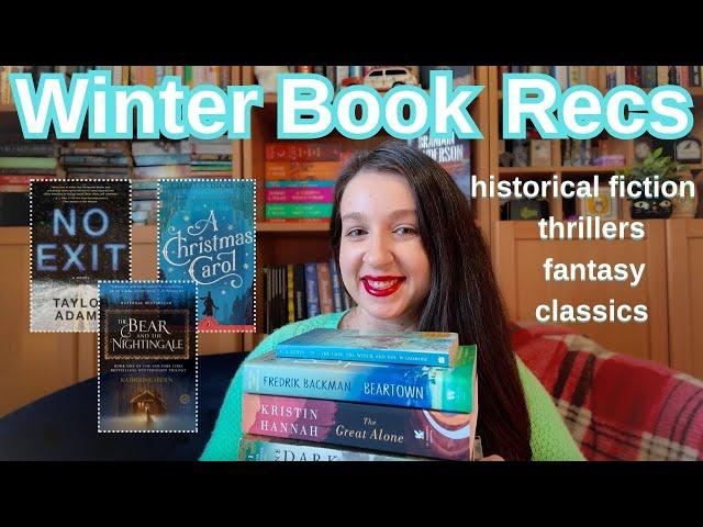 winter book recommendations for any mood ️ cozy, dark, festive, thrilling, romantic, nostalgic