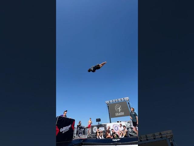 HOW MANY FLIPS WAS THIS? #flip #trampoline #backflip #reels #extreme