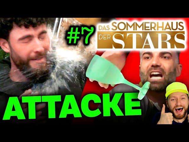 "Du HUND!" WASSER-ATTACKE: Rafi greift Umut an! Sommerhaus der Stars 2024 Folge 7 (+ 5 & 6)