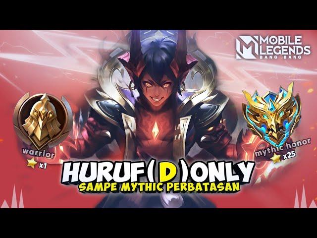 Namatin Mobile Legends tapi Hero Huruf Abjad D Only