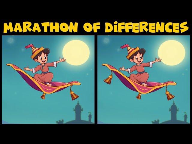 Super Challenge of 10 Tasks Find 3 Differences  Attention Test  Round 438