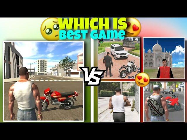 Indian bikes driving 3d VS Top 4 Copy games  || funntyaa