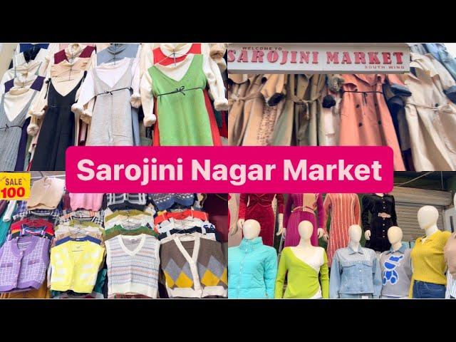 Sarojini Nagar Market Delhi Latest Winter Collection starting Price -80₹ 