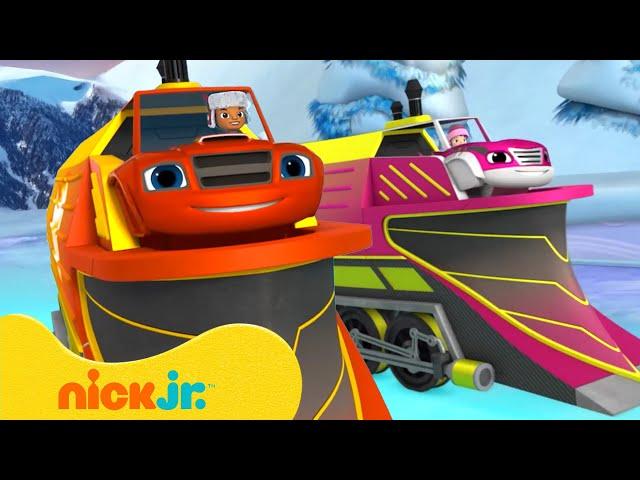 Snow Plow Blaze & Watts Help Gabby in a Winter Rescue! | Nick Jr.