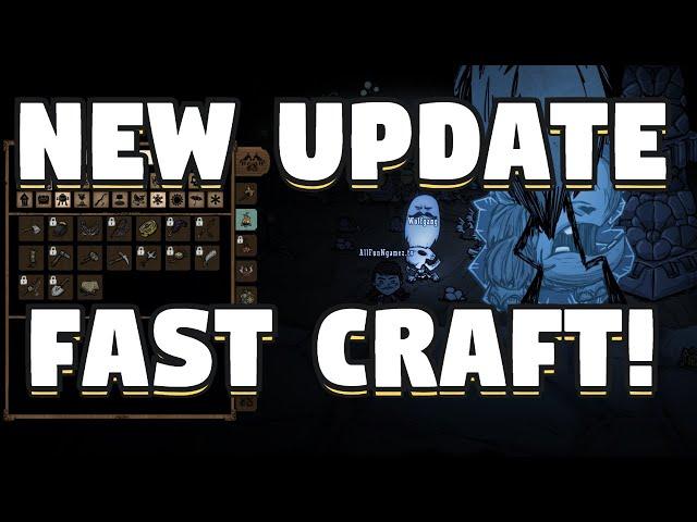 How To Fast Craft in Don't Starve Together - Don't Starve Together Ui Update Fast Craft