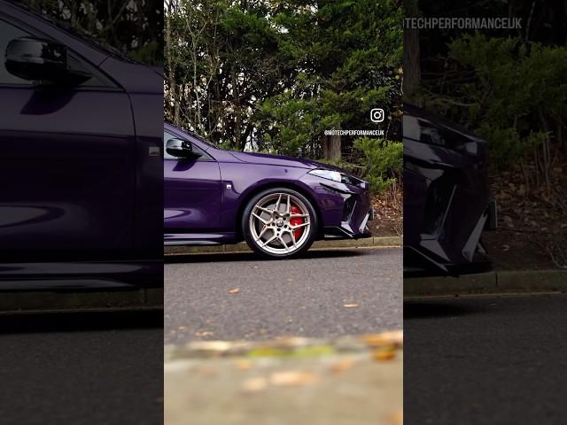 What do you thinking to Purple and Gold !?  #motech #bmw #m135 #bmwm3 #motechwheels