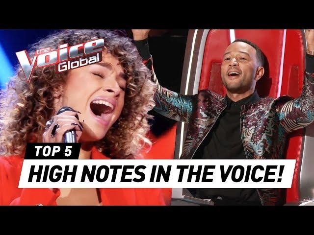 OUTSTANDING HIGH NOTES in The Voice