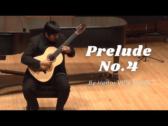 Prelude No. 4 (Heitor Villa-Lobos) - Alexander Soboleff, guitar