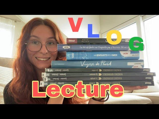 De magnifiques lectures🪻et une saga coup de cœur🩷  || Vlog lecture graphiques