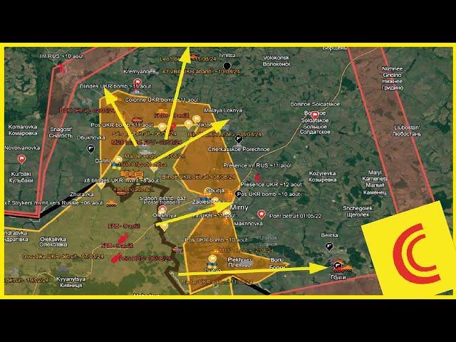 Conflit Ukraine 13/08/24 : l'offensive ukrainienne sur Koursk se poursuit