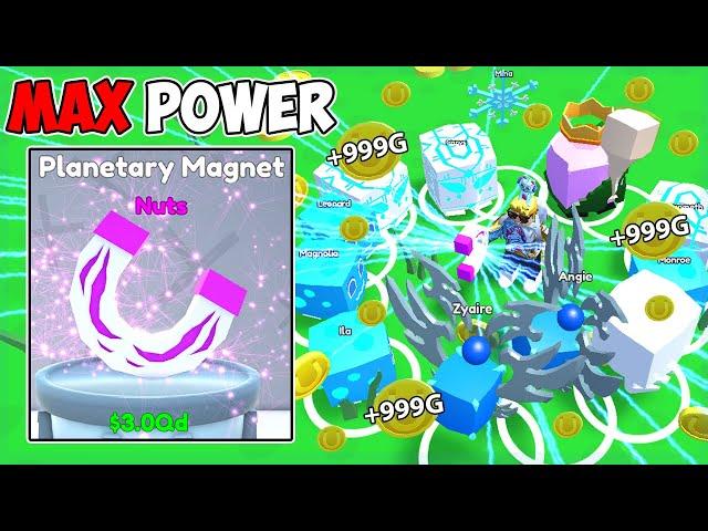 Unlocked MAX POWER Planetary Magnet In Roblox Magnet Simulator 2