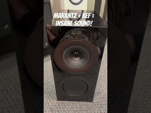 Marantz + KEF Insane Stereo Sound! #kef #marantz #stereo