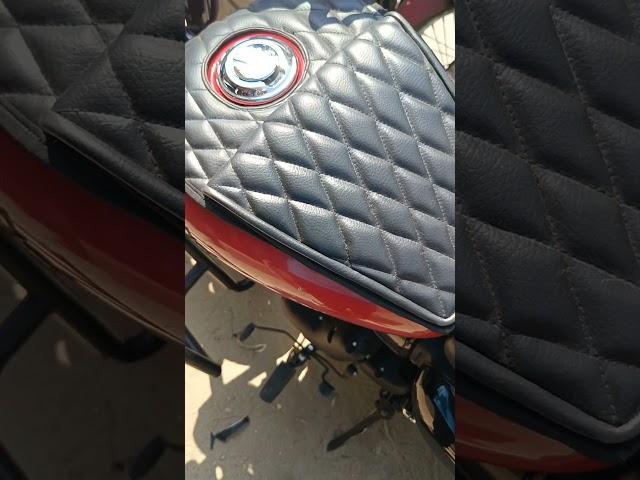 #Royal Enfield #tank cover full #black tiching designs #DK LINERS #Melvisharam