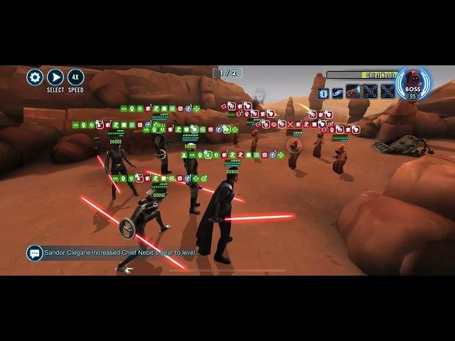 SWGoH Reva shard mission with Reva