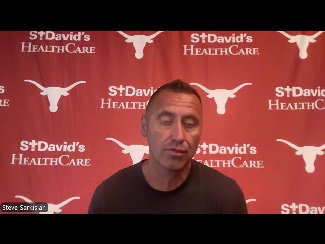 Texas coach Steve Sarkisian gives update on starting QB for Red River Rivalry