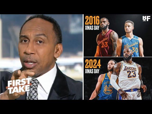 FIRST TAKE | "GOAT & GOAT!" - Stephen A. calls LeBron & Curry ‘the best rivalry of this generation’