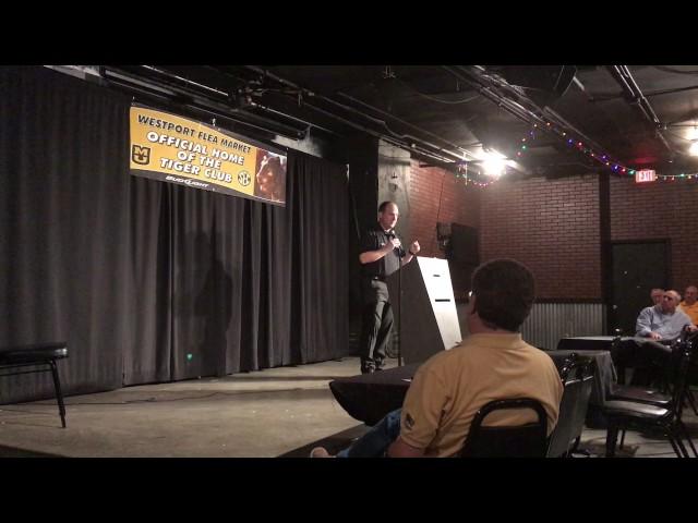 ESPN.com Senior Writer Jeremy Crabtree Speaks at the Tiger Club of KC
