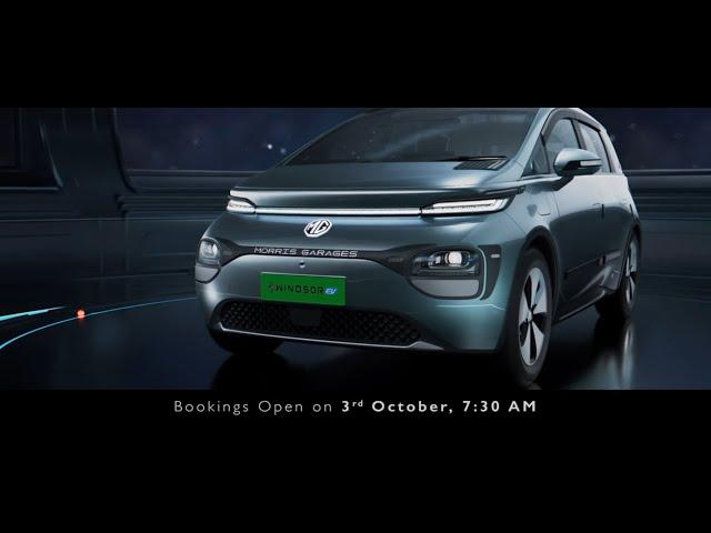 The MG Windsor EV | India's First Intelligent CUV | Booking Opens Tomorrow