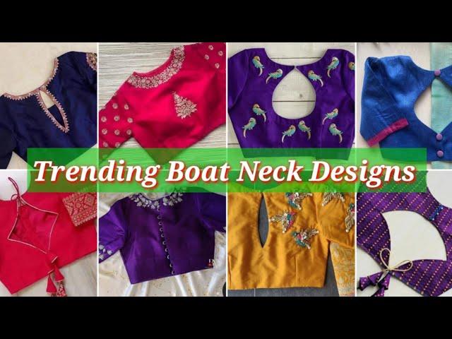 Best 50|| boat neck design || blouse designs new model || blouse design || blauj dizain