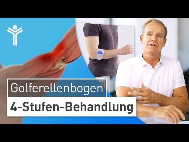 Golferellenbogen: 4 Stufen Behandlung – Ellenbogenschmerzen innen loswerden (Golfarm)