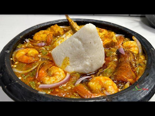 Authentic Volta Region Dish: FETRI TOTO || How to Make FETRI TOTO || Ewe OKRA Recipe Made Simple!