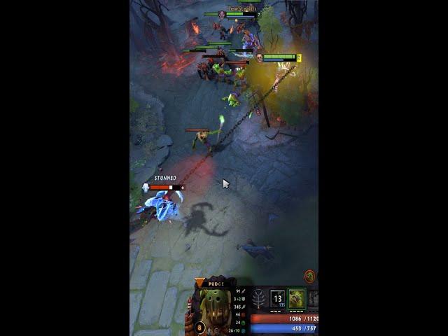 dota 2 2021 pudge time #shorts