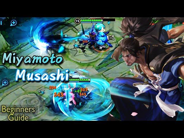 Honor of kings : Miyamoto Musashi Beginners Guide