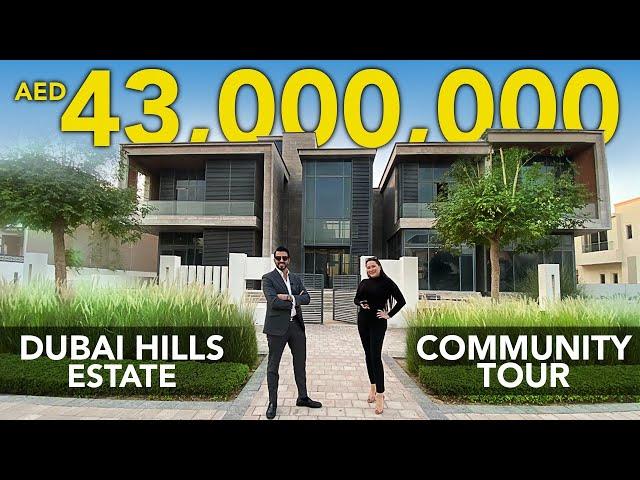 43,000,000 MANSION IN DUBAI HILLS ESTATE | EMAAR DUBAI HILLS COMMUNITY TOUR | PROPERTY VLOG #35