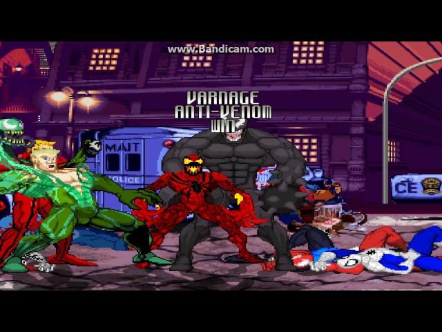 M.U.G.E.N Team Spiderman vs. Team Symbiote