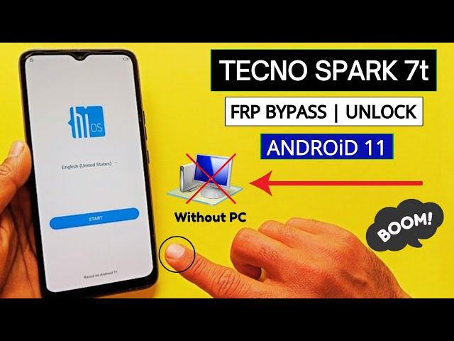 Tecno Spark 7t FRP Bypass Android 11 | Tecno KF6p Bypass Google Account Lock Without Pc - 2025