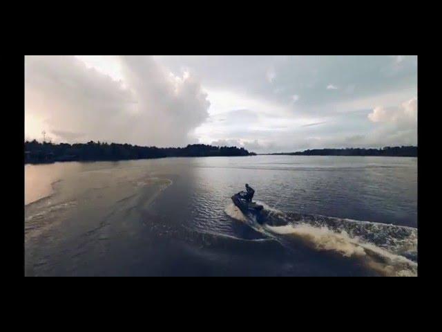 Aerial Filming of Jet skier