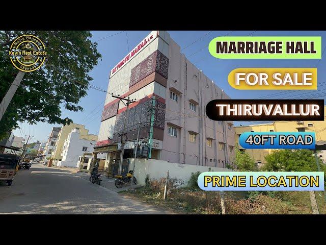 ID 1656 - Marriage Hall Sale In Thiruvallur || Prime Location || 40Ft Road