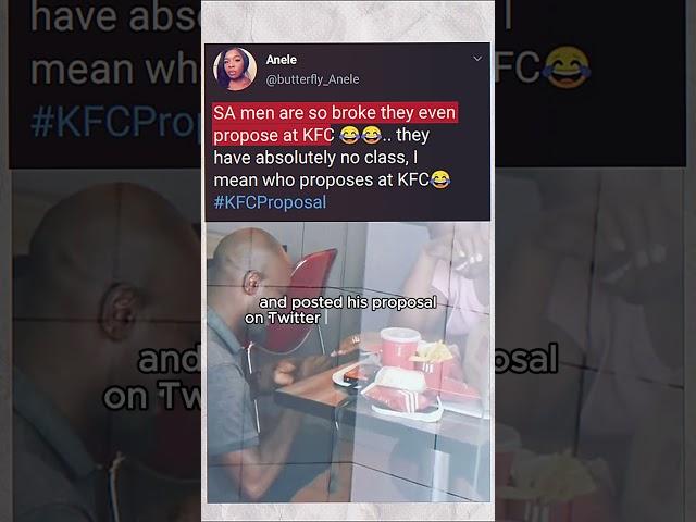 KFC Proposal Shaming Gone Wrong - Life changing moment