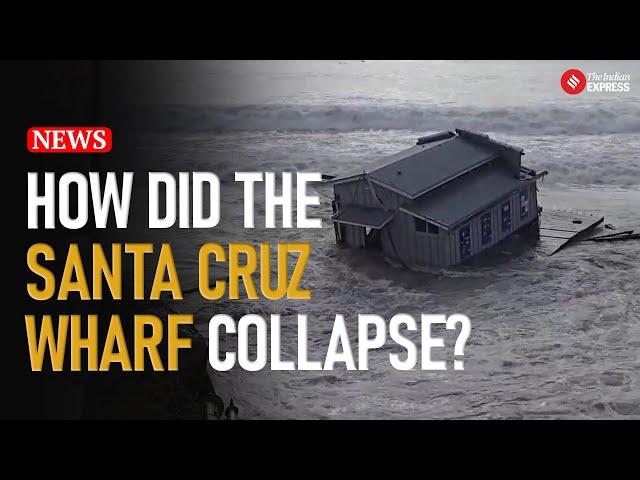 Santa Cruz Wharf Collapses: California Pier Collapses Amid Storm Fury, Rescue Efforts Underway