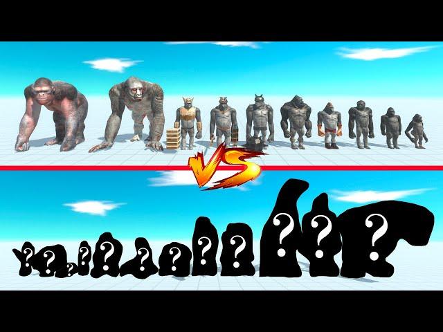 Mutant Primates vs Random Team - Animal Revolt Battle Simulator