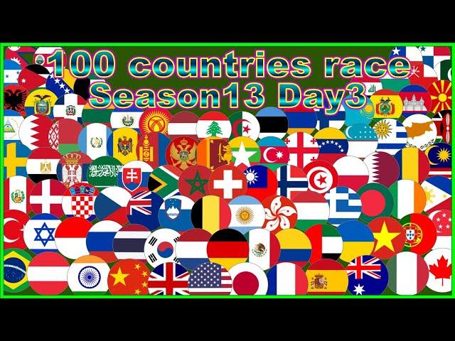 [Season13 Day3] 100 countries 39 stages marble point race | Marble Factory 2nd