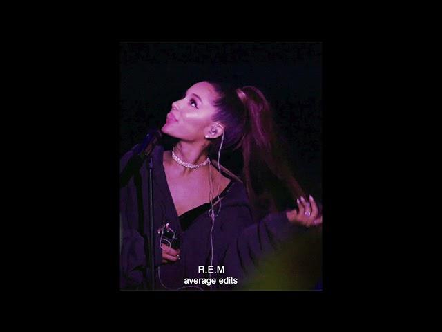 Ariana Grande - R.E.M (vocals only) [EMPTY ARENA]