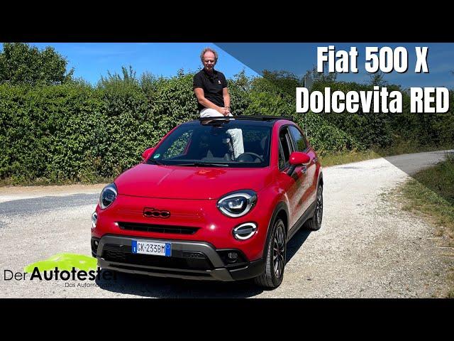 Fiat 500X Dolcevita RED (2023) - Günstiges Cabrio mit gutem sozialen Gewissen inklusive  - Review