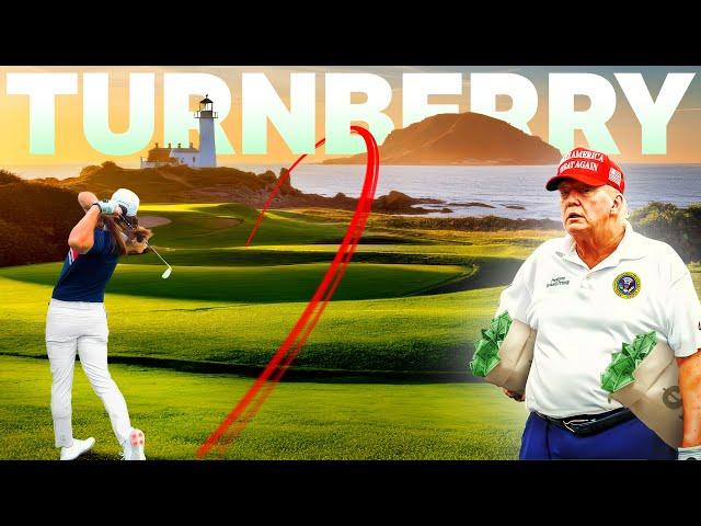 I Played The MOST EXPENSIVE Golf Course In The World! | Trump Turnberry