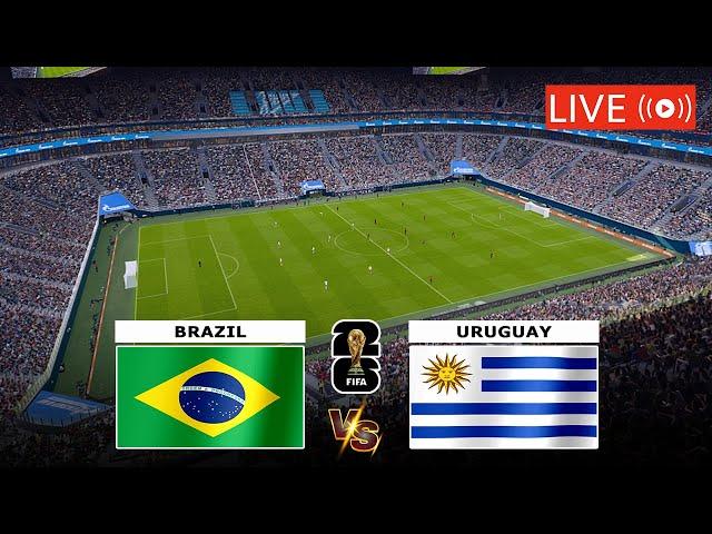 BRAZIL VS URUGUAY LIVE STREAMING TODAY | FIFA WORLD CUP QUALIFIER CONMEBOL LIVE FULL MATCH