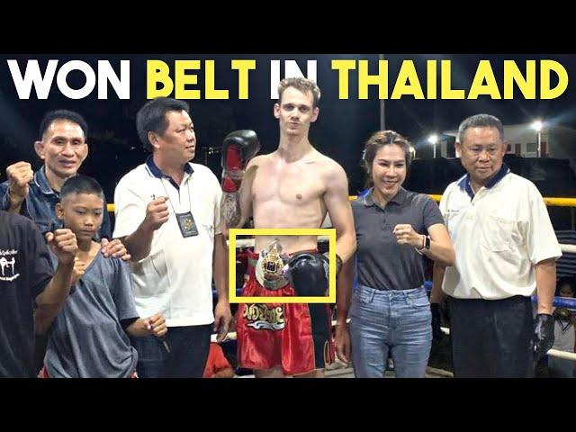 I Became A MUAY THAI CHAMPION in THAILAND 